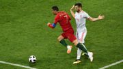 Nacho Fernandez fauche Cristiano Ronaldo Nacho Fernandez fauche Cristiano Ronaldo