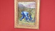"Le moissonneur", la peinture de 1889 "Le moissonneur", la peinture de 1889