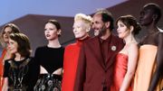 Le casting de "Suspiria" : Fabrizia Sacchi, Jessica Harper, Mia Goth, Tilda Swinton, le réalisateur Luca Guadagnino, Dakota Johnson et Alek Wek Le casting de "Suspiria" : Fabrizia Sacchi, Jessica Harper, Mia Goth, Tilda Swinton, le réalisateur Luca Guadagnino, Dakota Johnson et Alek Wek
