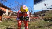 Un skieur monégasque revit une descente de Coupe du monde dans son jardin Un skieur monégasque revit une descente de Coupe du monde dans son jardin
