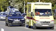 L'ambulance qui conduit la Reine de Melsbroek à l'hôpital bruxellois L'ambulance qui conduit la Reine de Melsbroek à l'hôpital bruxellois