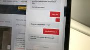 Le "chatbot" permet de répondre automatiquement aux questions des internautes et de faire gagner du temps au sein du secrétariat des entreprises.
Le "chatbot" permet de répondre automatiquement aux questions des internautes et de faire gagner du temps au sein du secrétariat des entreprises.