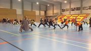 Les maîtres du Kung-Fu, les moines Shaolin, en visite à Lessines Les maîtres du Kung-Fu, les moines Shaolin, en visite à Lessines