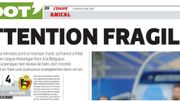 Capture d'écran de l'article de L'Equipe Capture d'écran de l'article de L'Equipe