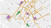 Il restera des parkings gratuits (en vert) proches du centre-ville Il restera des parkings gratuits (en vert) proches du centre-ville