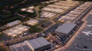 Il reste un vaste espace à construire dans cette zone jouxtant l'aéroport. Alibaba va en occuper (dans un premier temps) 22 hectares Il reste un vaste espace à construire dans cette zone jouxtant l'aéroport. Alibaba va en occuper (dans un premier temps) 22 hectares