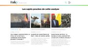 Faky vous donne accès à la base de données de tous les articles de Fact Checking de la RTBF et de ses partenaires. Faky vous donne accès à la base de données de tous les articles de Fact Checking de la RTBF et de ses partenaires.