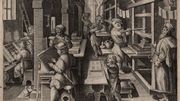 Gravure d’un atelier d’imprimerie
Gravure d’un atelier d’imprimerie
