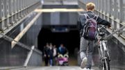 Un plan incliné à la gare d'Anvers Un plan incliné à la gare d'Anvers