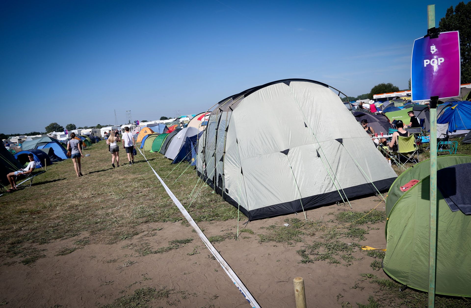 Rock Werchter la commune de Haacht propose un camping alternatif pour