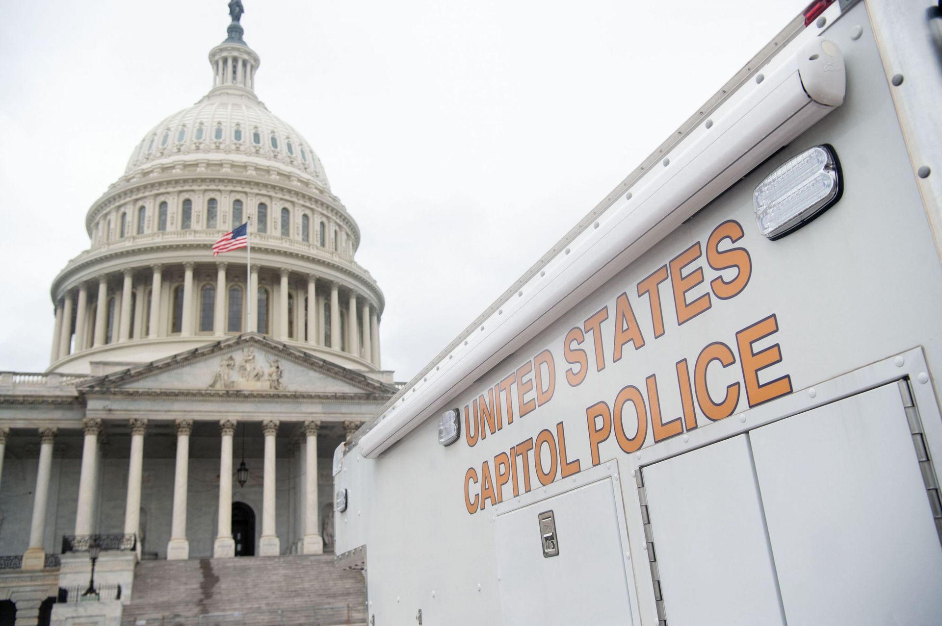 Le Capitole Sous Haute Securite Avant Une Manifestation En Soutien Des Pro Trump