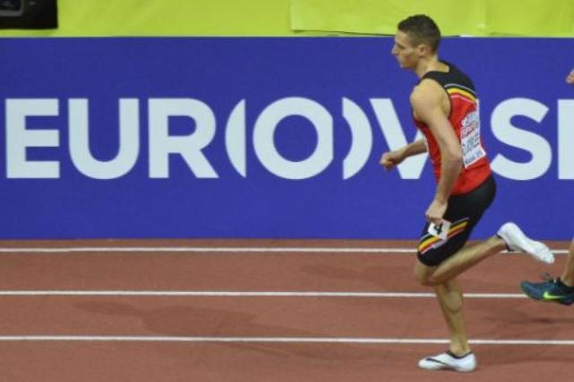 Dylan Borlée en demifinale du 400 mètres