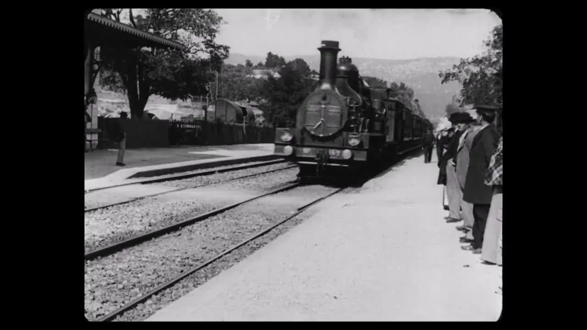 L'Arrivée d'un train en gare de La Ciotat des frères Lumière passe à la 4K