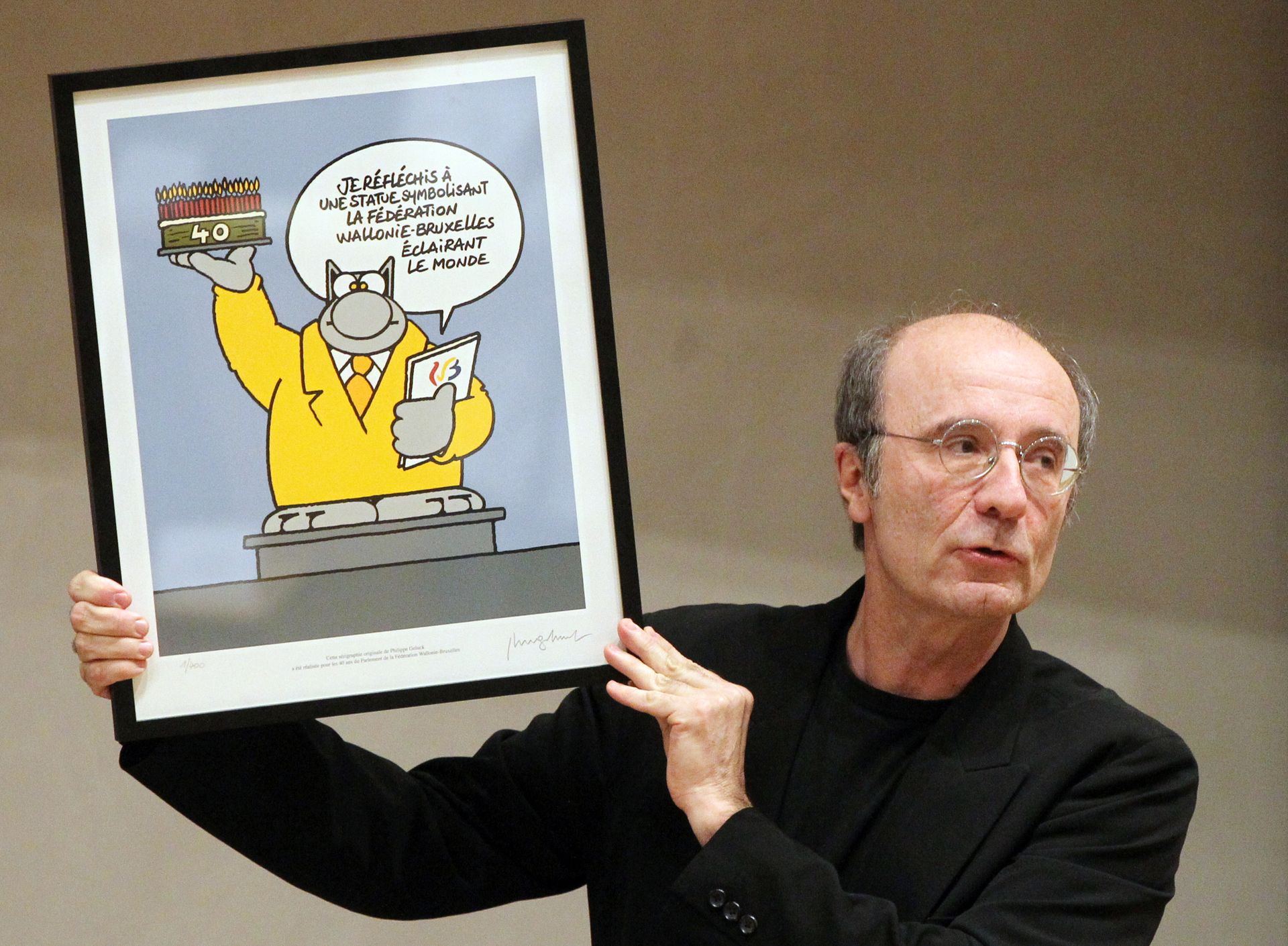 Le Chat De Philippe Geluck Ne Sera Plus Dans Les Journaux Des Le 23 Mars