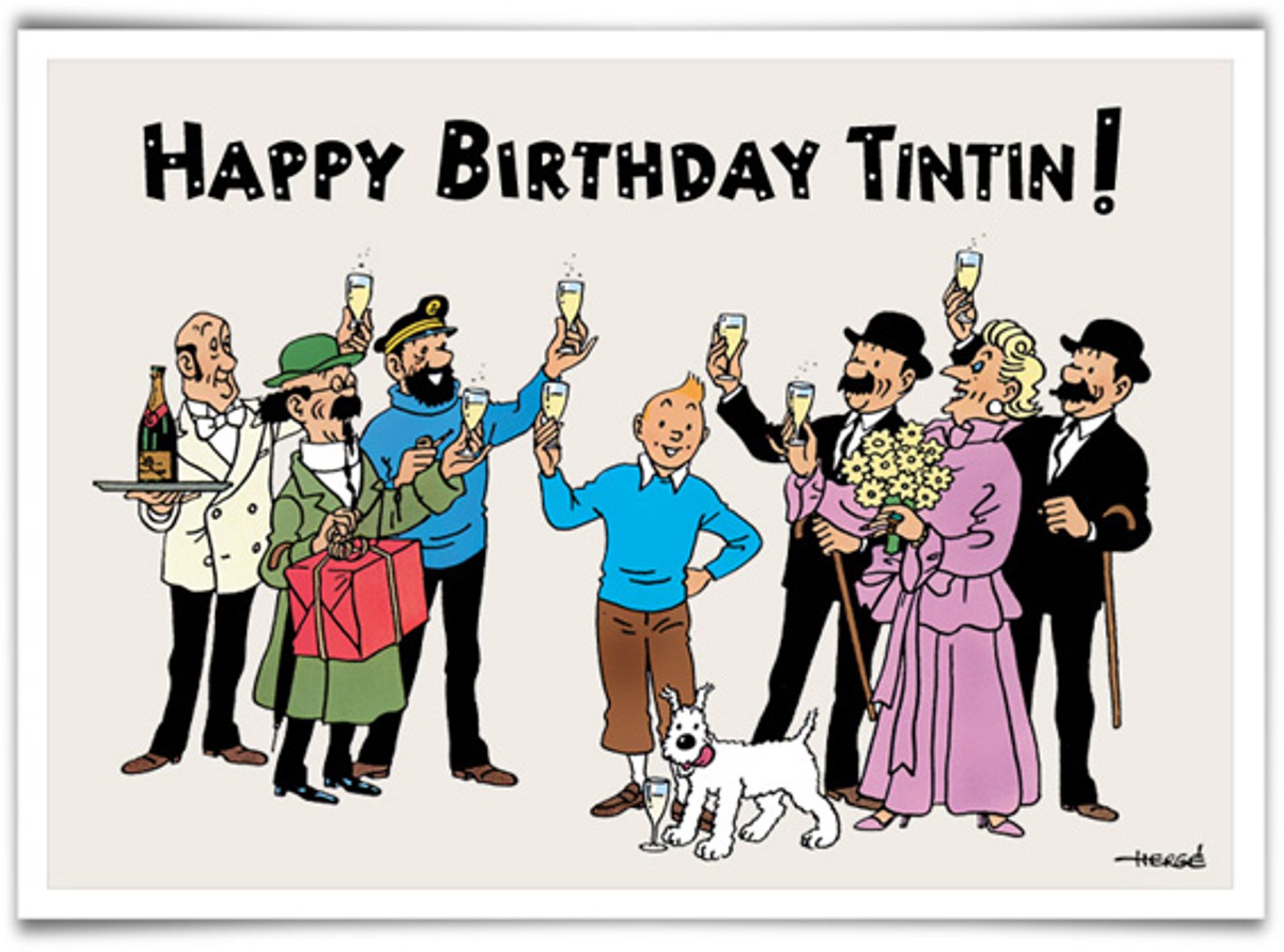 Joyeux Anniversaire Tintin