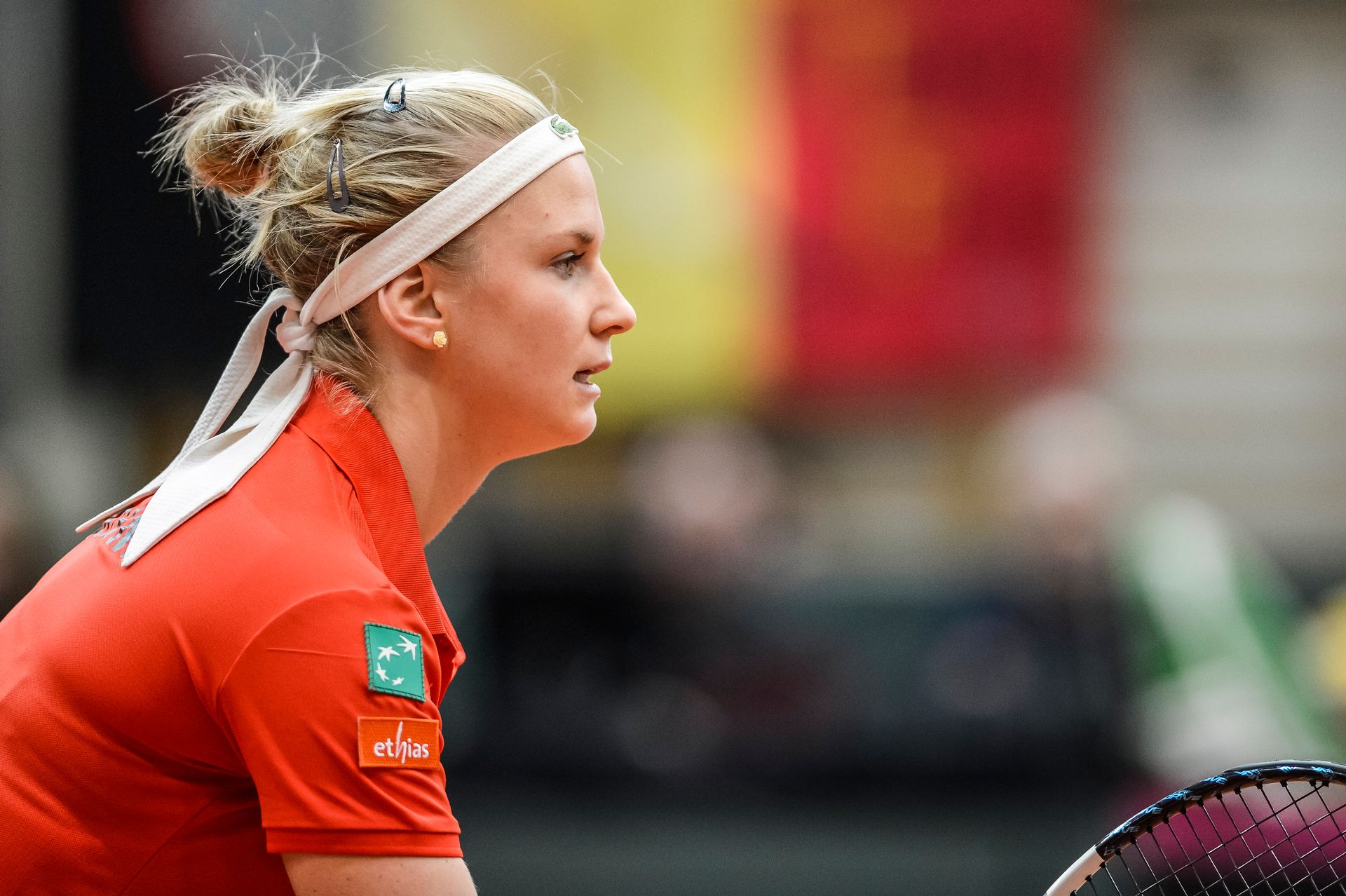 Ysaline Bonaventure au 2e tour à Bastad