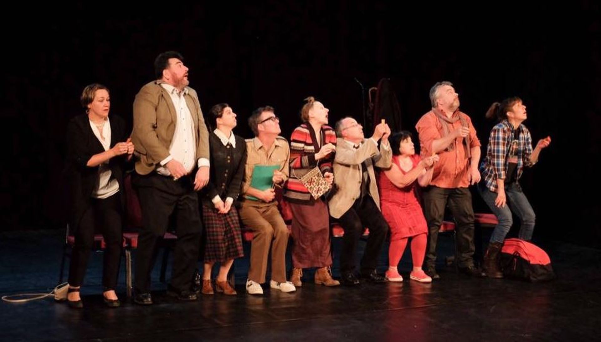 Fin D Une Pièce à Grand Spectacle Les comédiens de "Théâtre 2000" présentent à Charleroi une pièce primée