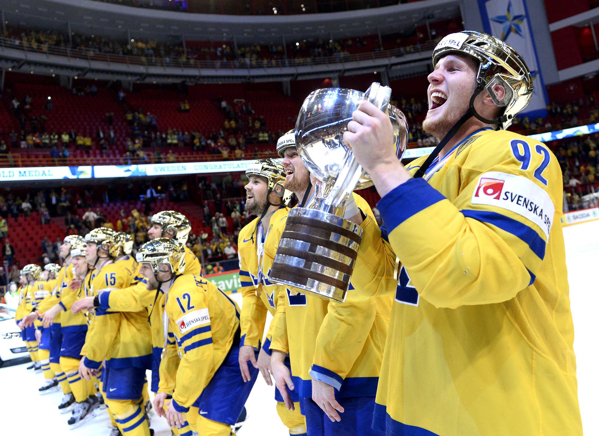 La Suède sacrée en hockey sur glace