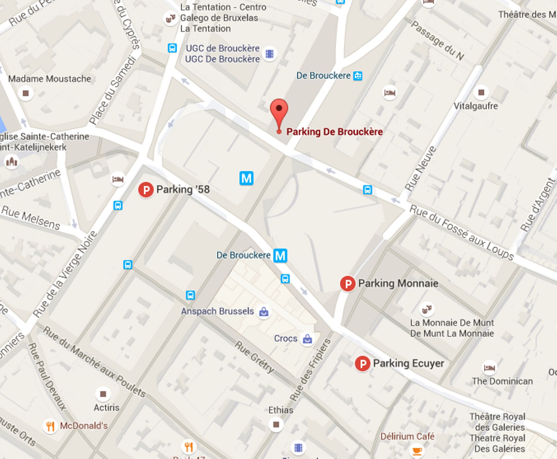 Bruxelles quatre parkings gratuits ce weekend pour les soldes