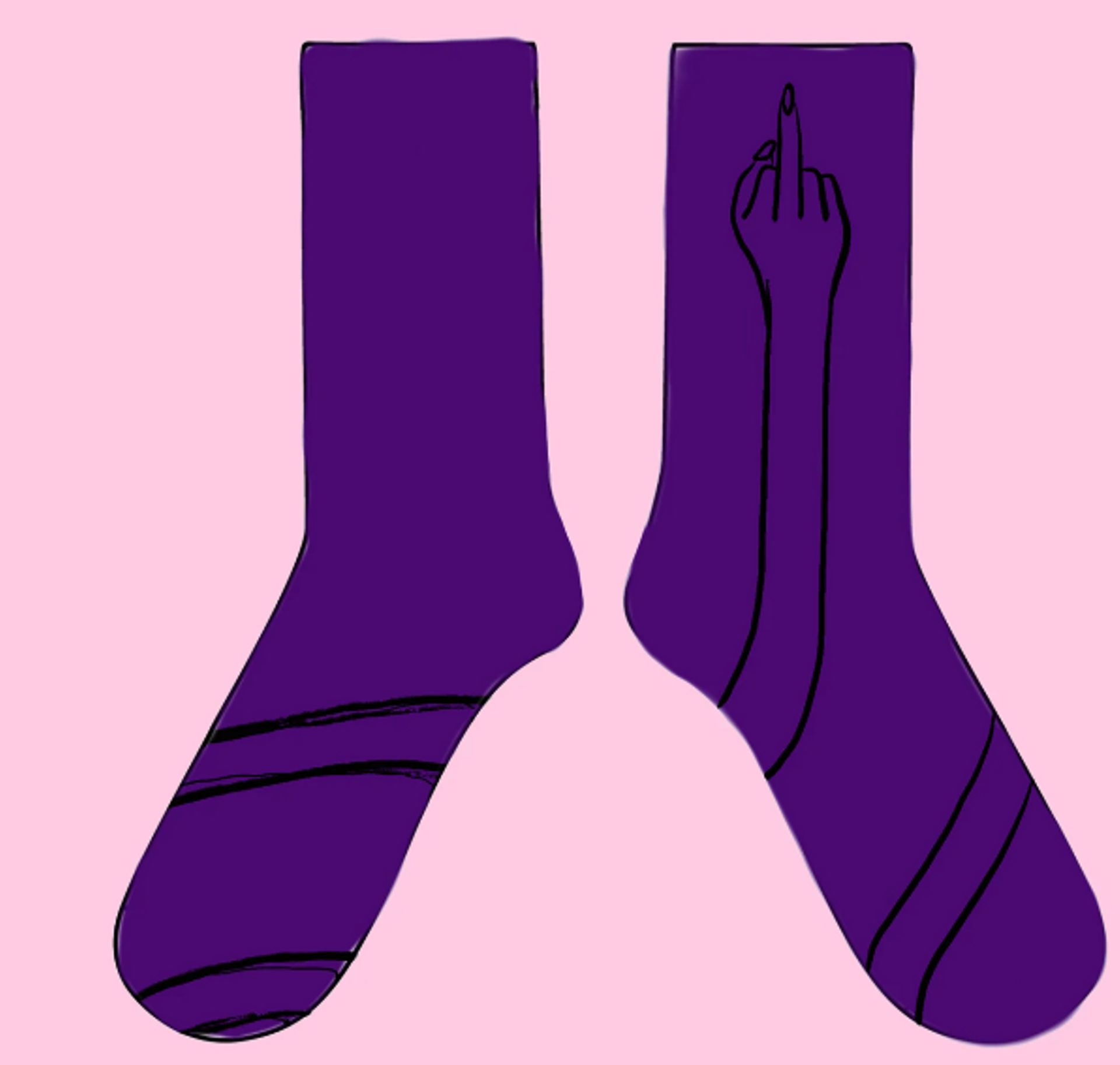 Angele A Cree Une Paire De Chaussettes Feministes Pour Le Socksial Club