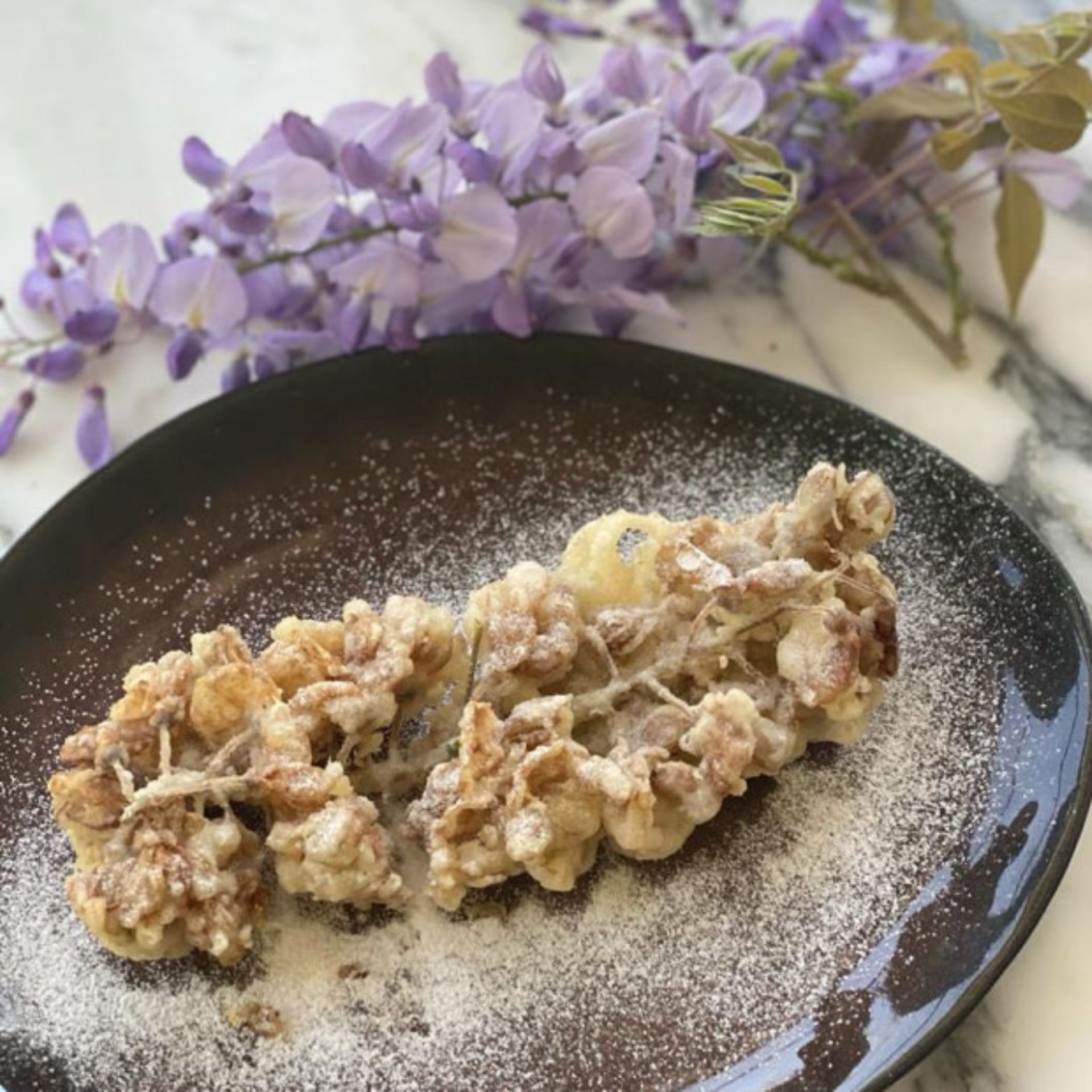 La recette du jour anti-déprime : Tempura de glycine de Julie Andrieu