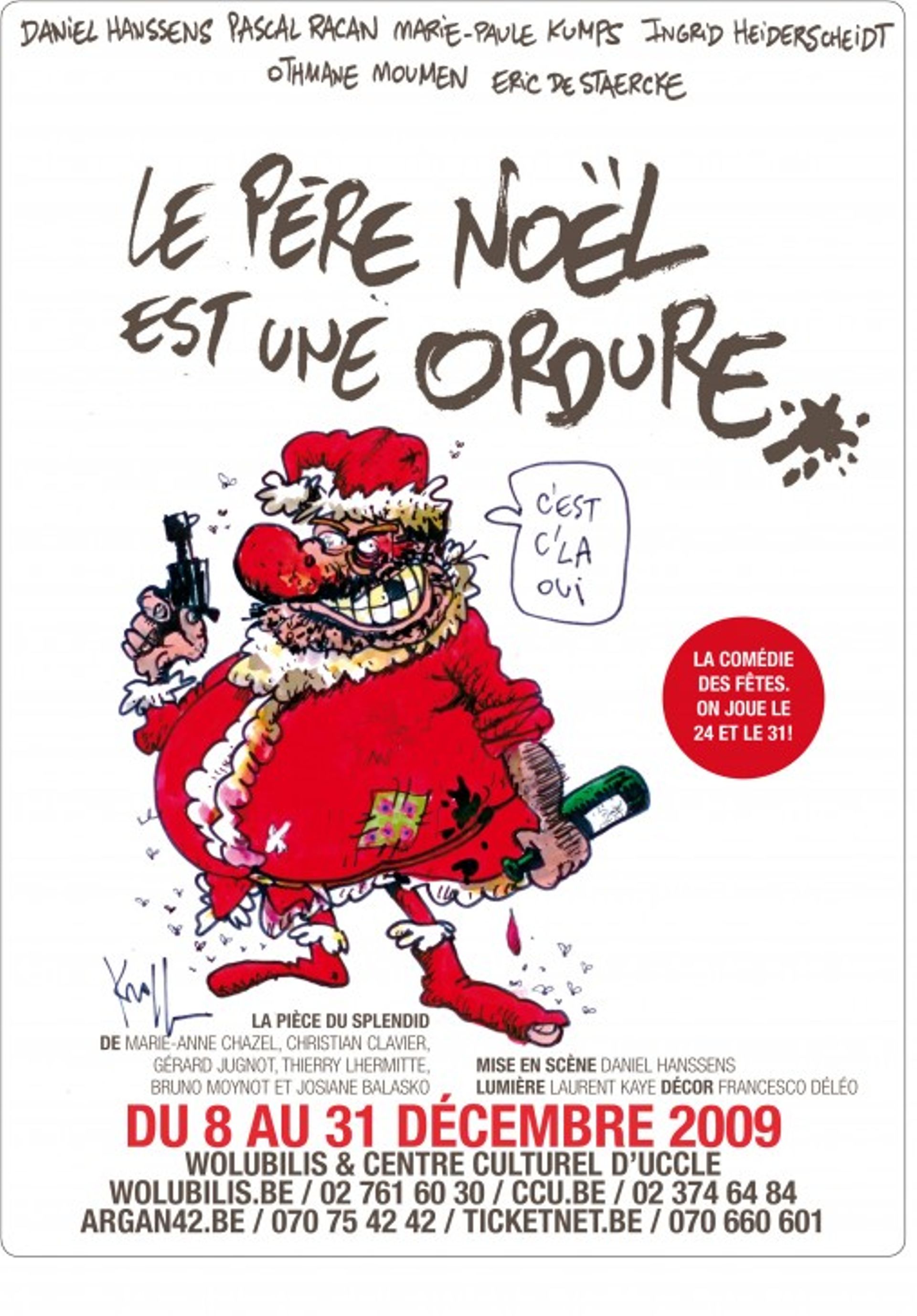 Le Père Noel Est Une Ordure Affiche Le père Noël est une ordure