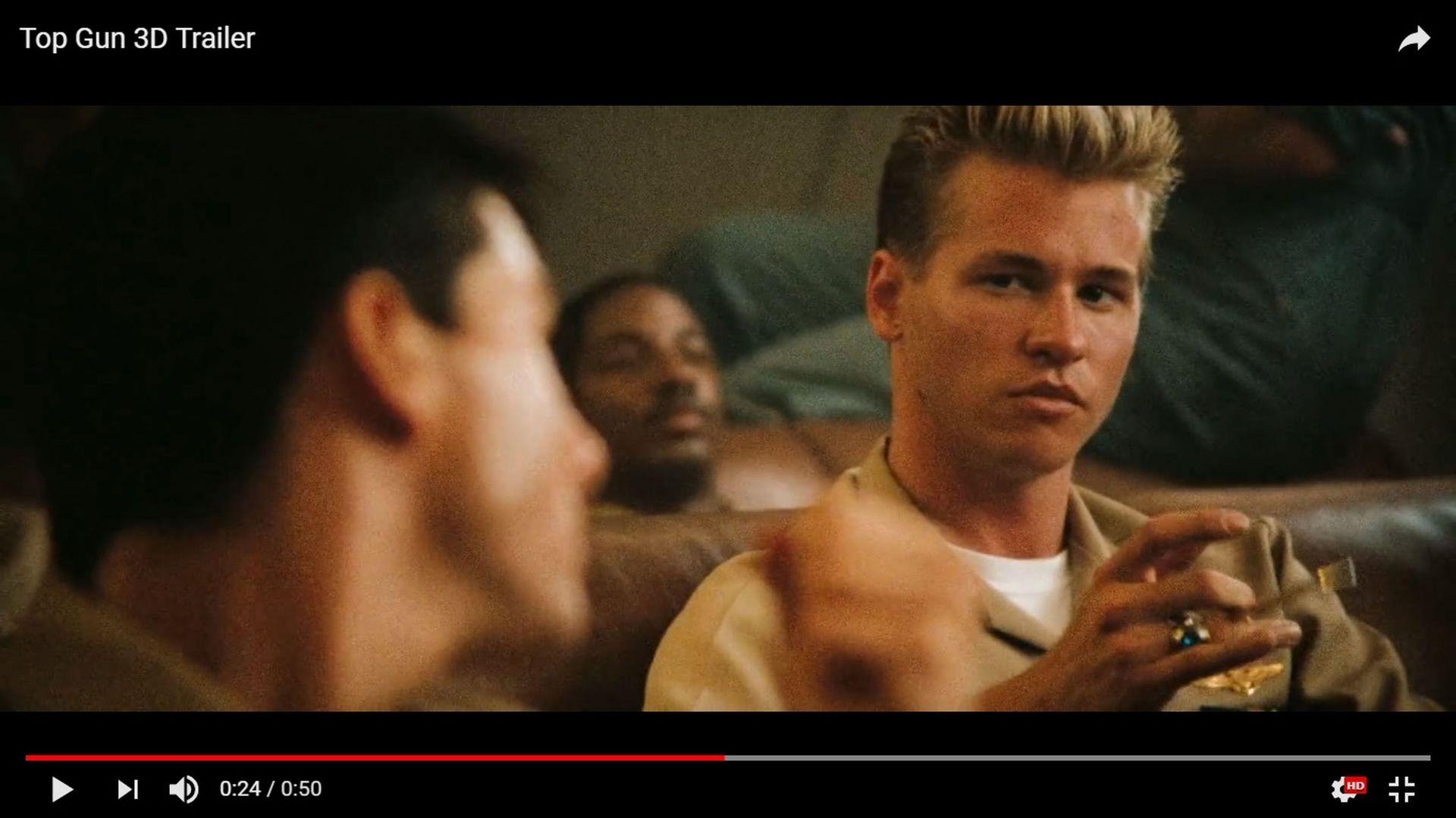 Val Kilmer Top Gun 2 Scene "Top Gun 2" : Val Kilmer sera de retour aux côtés de Tom Cruise