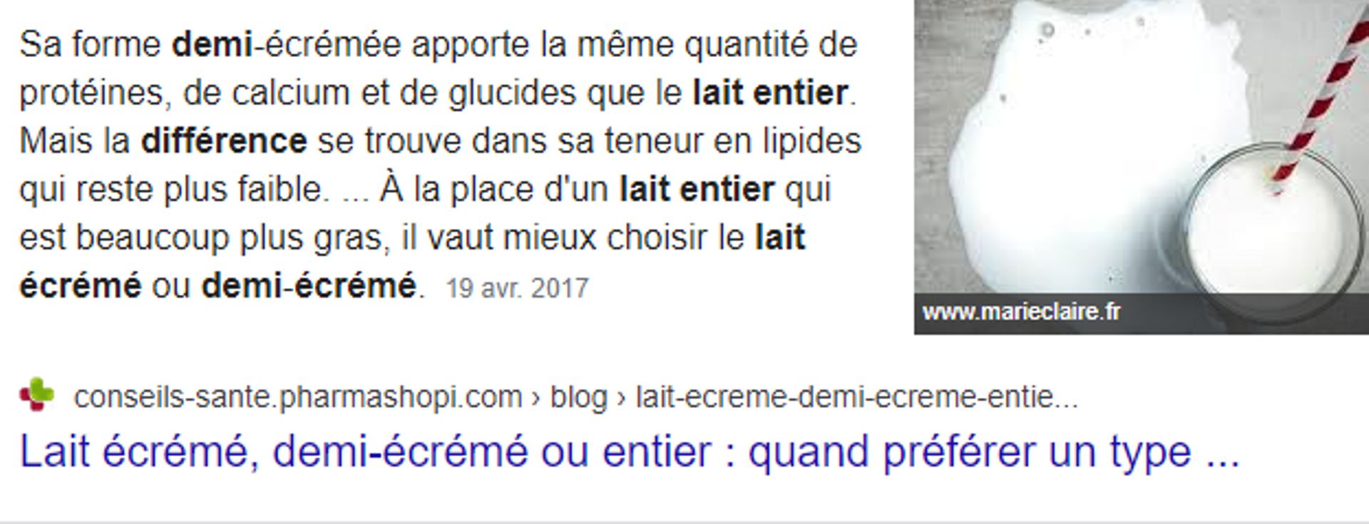 Le Lait Entier Est Moins Bon Pour La Sante Que Le Demi Ecreme Un Prejuge