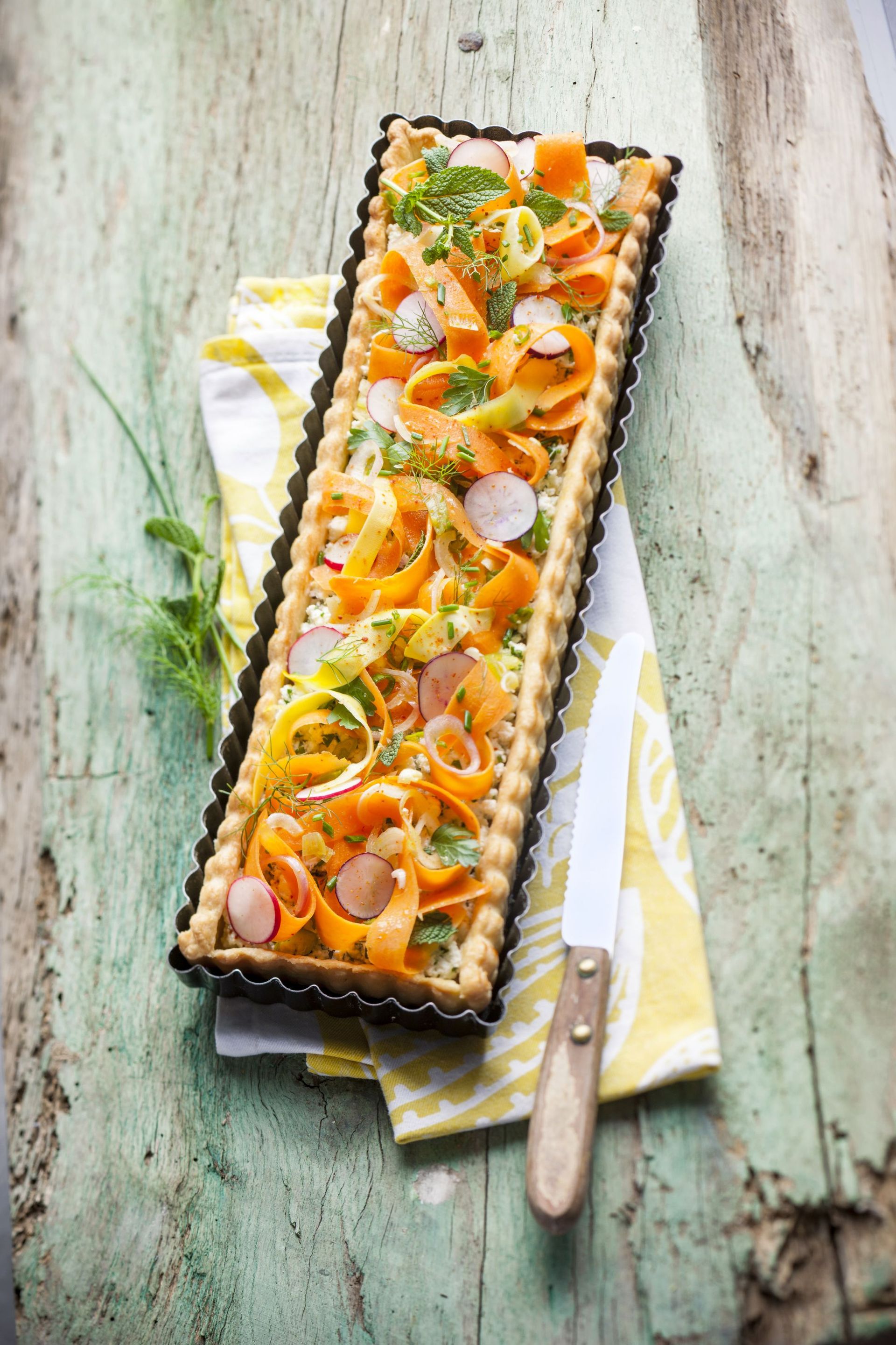 Recette Tarte Fraiche Aux Carottes Et Brousse Aux Herbes