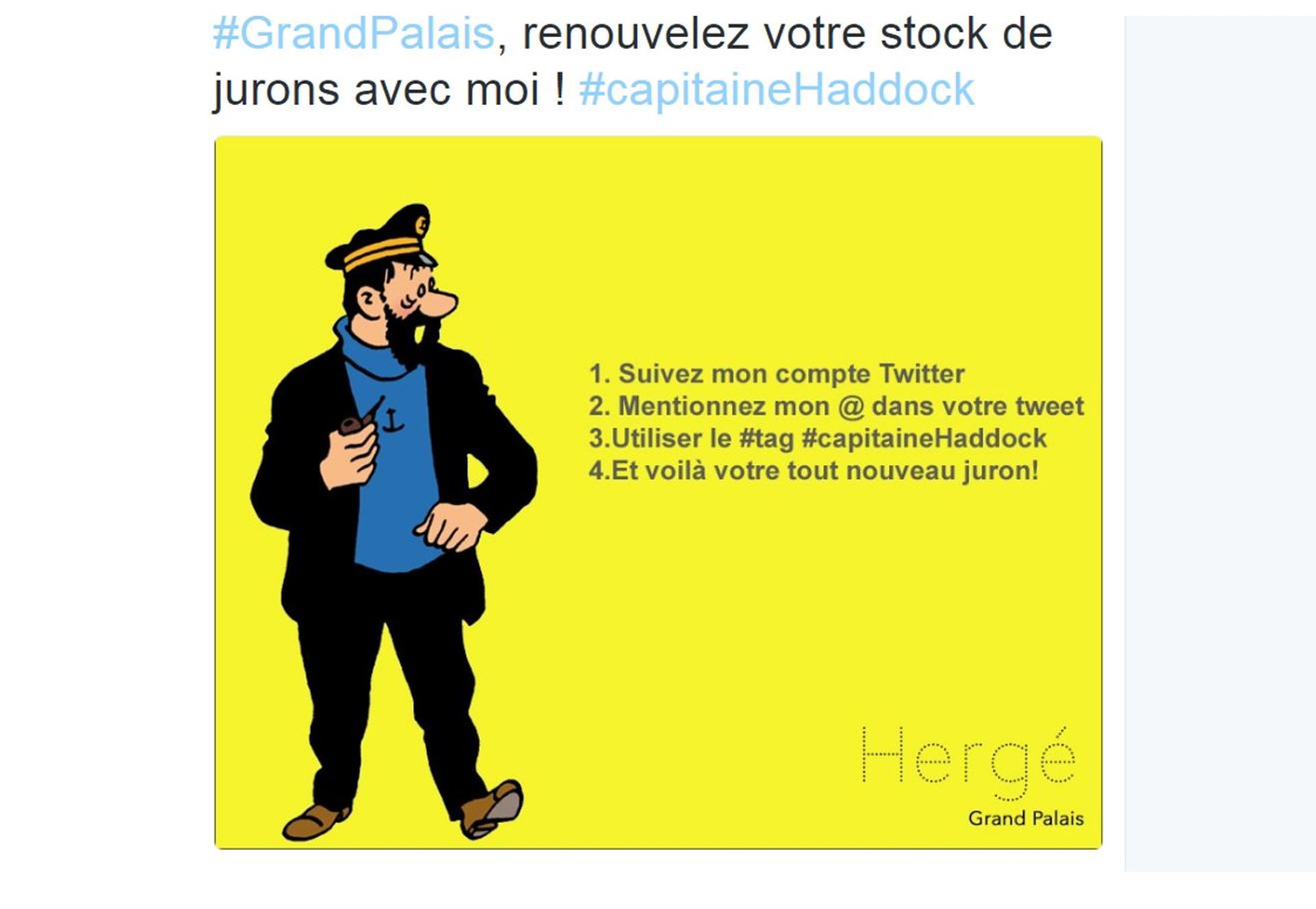 Voici comment vous faire insulter personnellement par le Capitaine Haddock