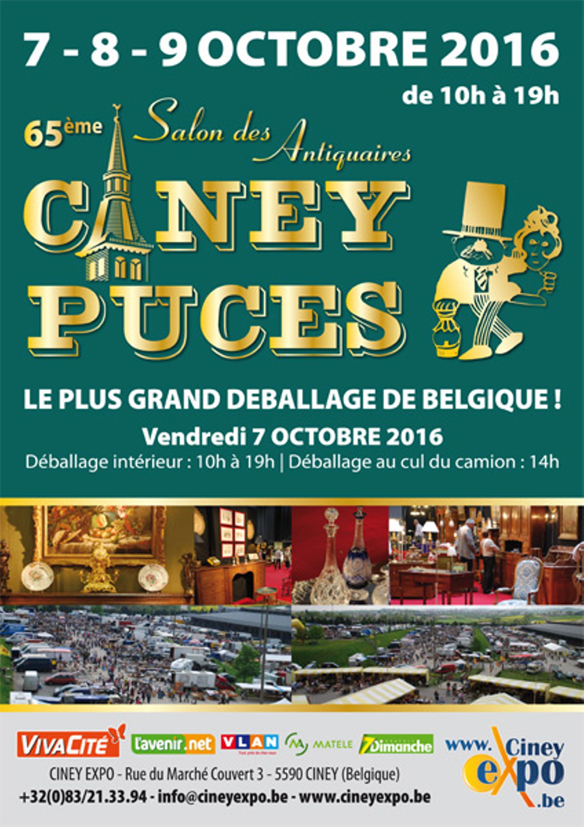 Ciney Puces ces 7, 8 et 9 ctobre