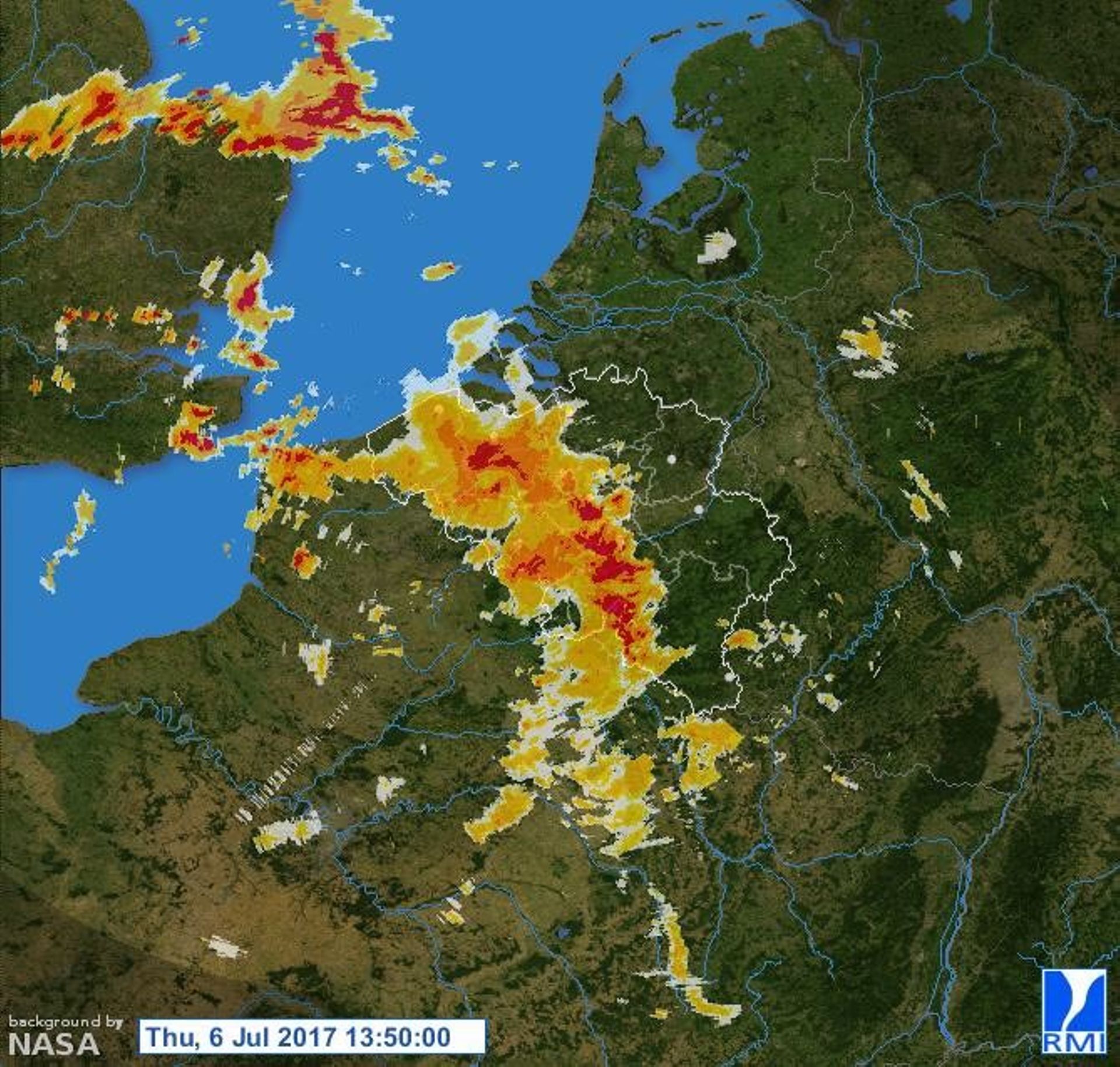 Des Orages Potentiellement Violents Attendus Sur La Belgique La Premiere Vague A Deferle Sur Le Pays