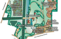 Le plan de la roseraie Le plan de la roseraie