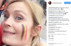 Ophélie, aussi fan des Red Lions, affiche son soutien sur Instagram Ophélie, aussi fan des Red Lions, affiche son soutien sur Instagram