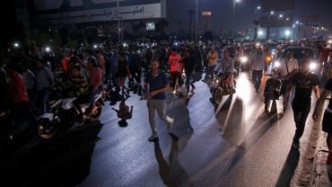 Manifestation pour réclamer le départ du président égyptien Abdel Fattah al-Sissi au Caire le 20 septembre 2019