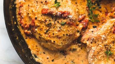 Recette De Candice Poulet Express A La Moutarde Et Aux Tomates