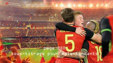 Les matches des Diables sous-titrés en direct sur La Une