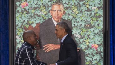 Kehinde Wiley et Barack Obama Kehinde Wiley et Barack Obama