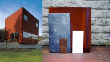 Cocoon : Acier Corten VS Enduit Corten Cocoon : Acier Corten VS Enduit Corten