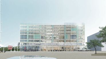 Le futur bâtiment de la RTBF à Bruxelles