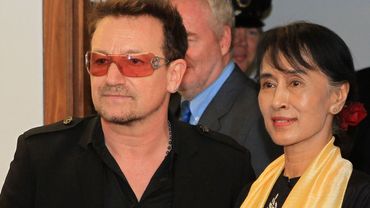Bono, ancien défenseur d'Aung San Suu Kyi, appelle à sa ...