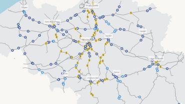 carte train belgique Il est désormais possible de suivre les trains en circulation en 