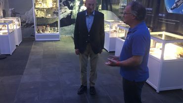 Dirk Frimout à l'Eurospace Center