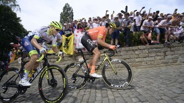 Greg Van Avermaet s'empare du maillot à pois au sommet du Mur Greg Van Avermaet s'empare du maillot à pois au sommet du Mur