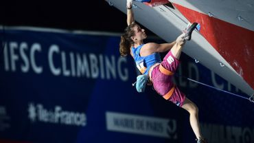 Anak Verhoeven médaillée d'argent en lead aux Mondiaux de Paris Anak Verhoeven médaillée d'argent en lead aux Mondiaux de Paris