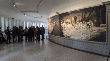 Inauguration d'une gigantesque fresque de Luc Tuymans au Musée des Beaux-Arts de Gand Inauguration d'une gigantesque fresque de Luc Tuymans au Musée des Beaux-Arts de Gand