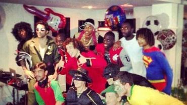 Hazard Deguise En Bresilien Pour L Anniversaire De Mikel Et Luiz