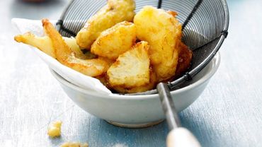 Pate Tempura A La Farine Grillee Pour Crevettes Et Chips De Saumon Fume Farine Grillee Blouin Recette Pate Tempura Farine Grillee Tempura