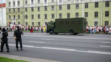 Bielorussie La Police En Nombre A Minsk Avant Une Manifestation De L Opposition