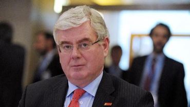 Le chef de la diplomatie irlandaise Eamon Gilmore, le 29 mai 2013 à Paris